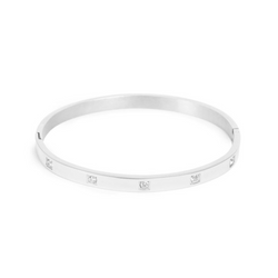 Pure Steel Bangle - Silver