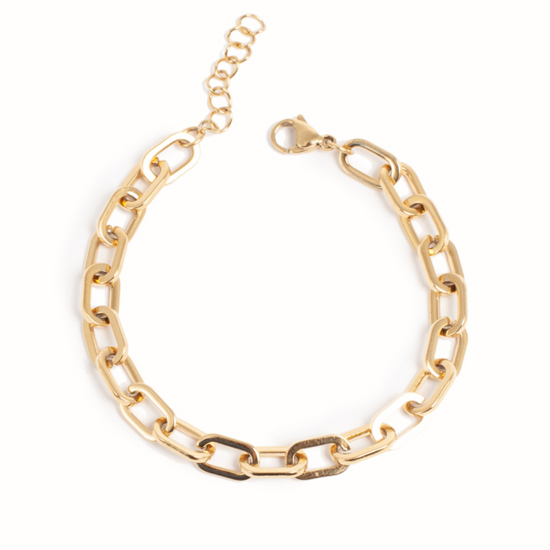 Pure Steel Chain Bracelet - Gold