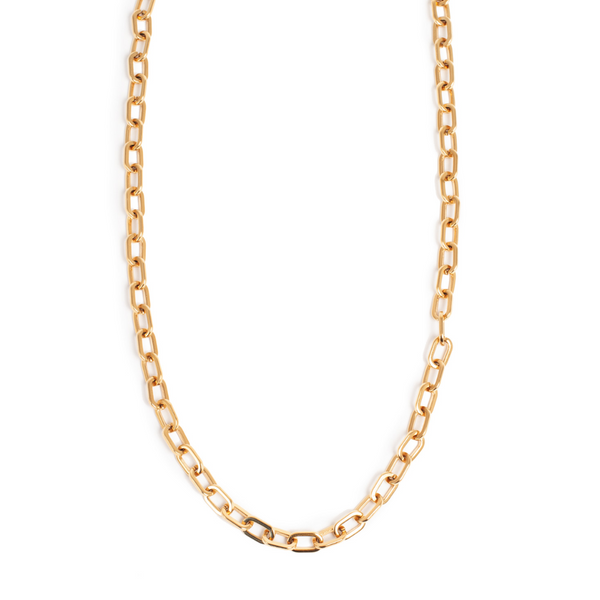 Short Link Chain Necklace - Gold