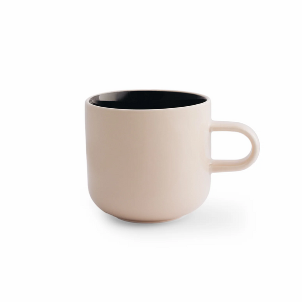 x Karen Walker Bobby Mug - Macadamia with Black