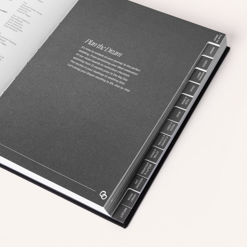 Bound Wedding Journal - Black