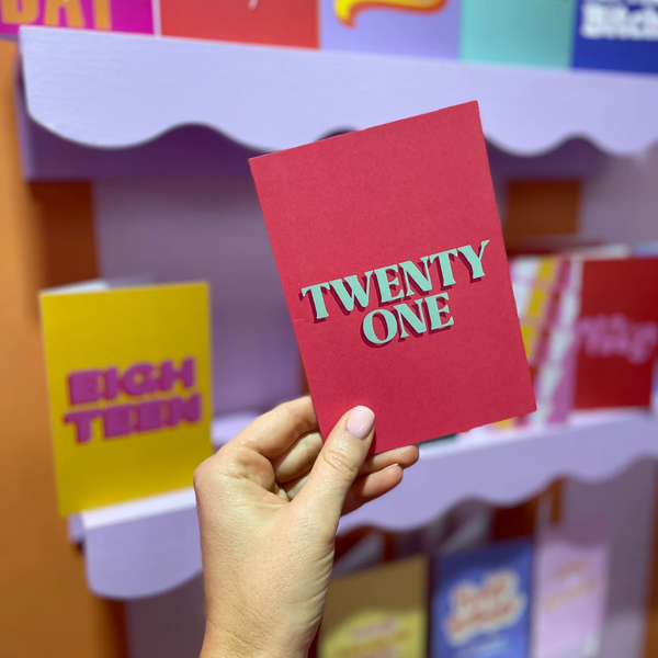 Twenty One Birthday Card