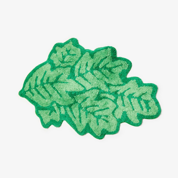 Leaf Bath Mat - Green