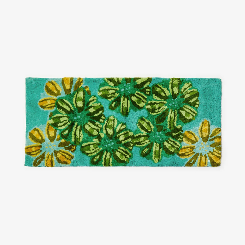 Long Bath Mat - Candy Teal