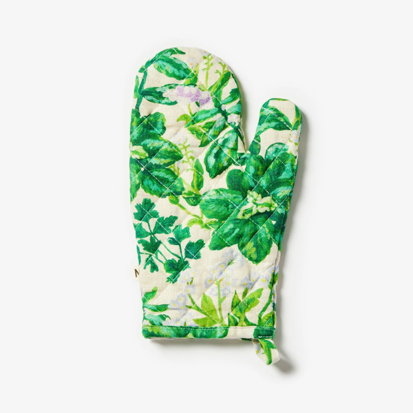 Oven Gloves Herbs Multi - Set of 2