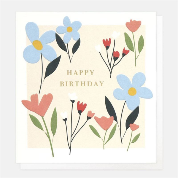 Happy Birthday Card - Meadow