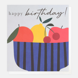 Happy Birthday Card - Fruit Bowl