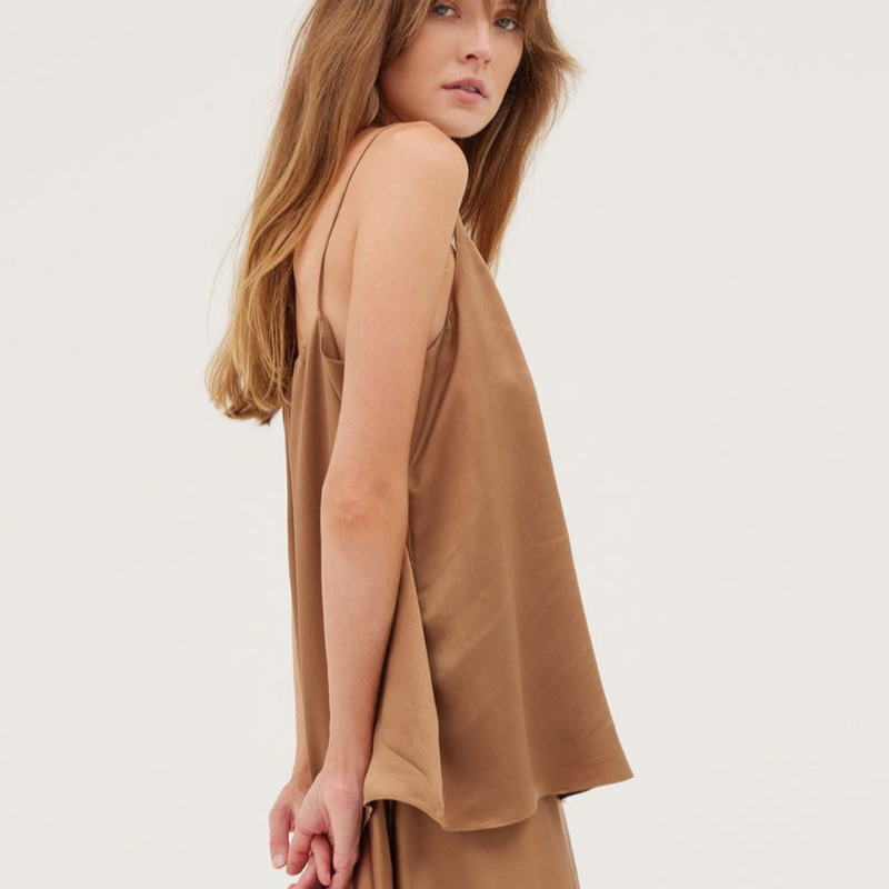 The Silk Camisole - Bronze