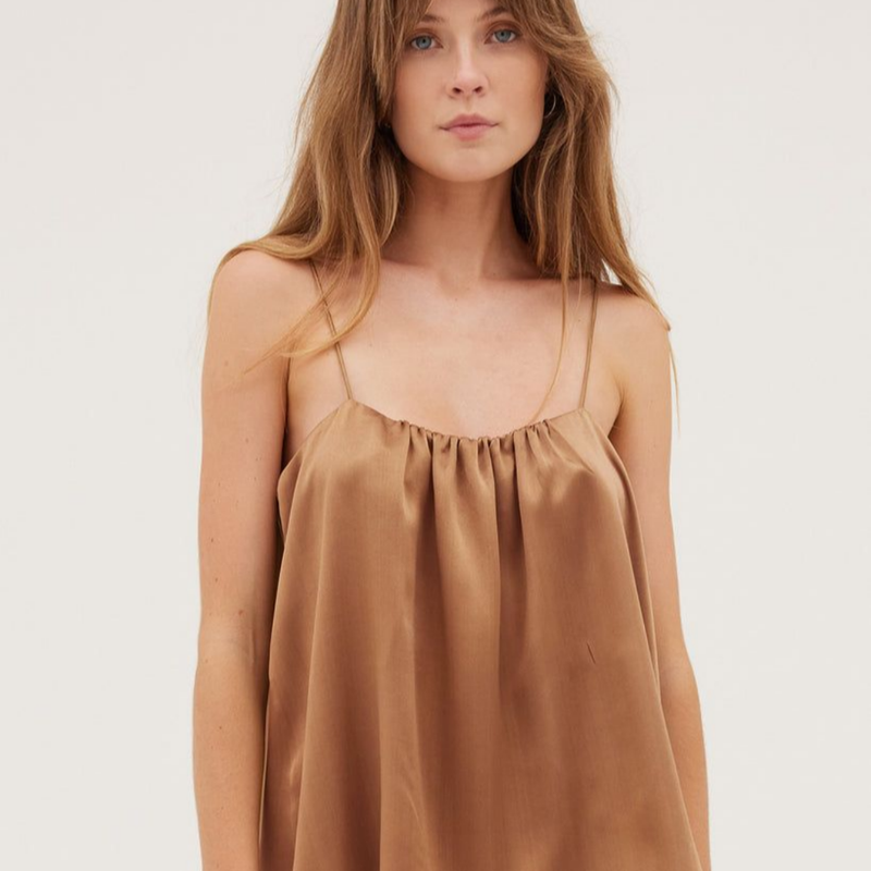 The Silk Camisole - Bronze