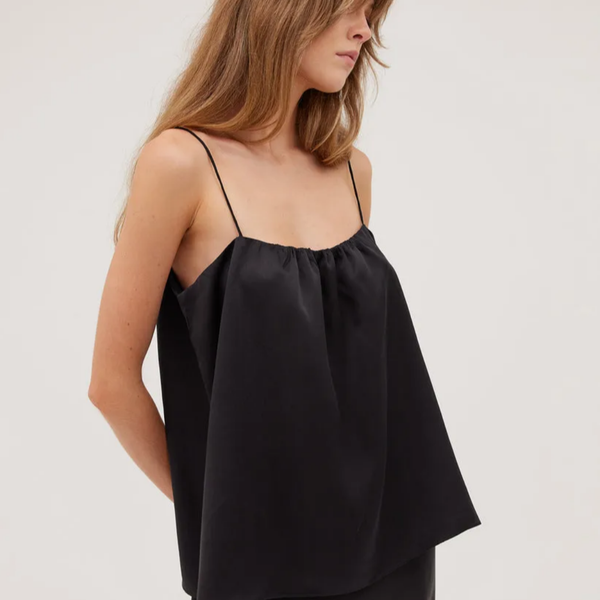 The Silk Camisole - Black