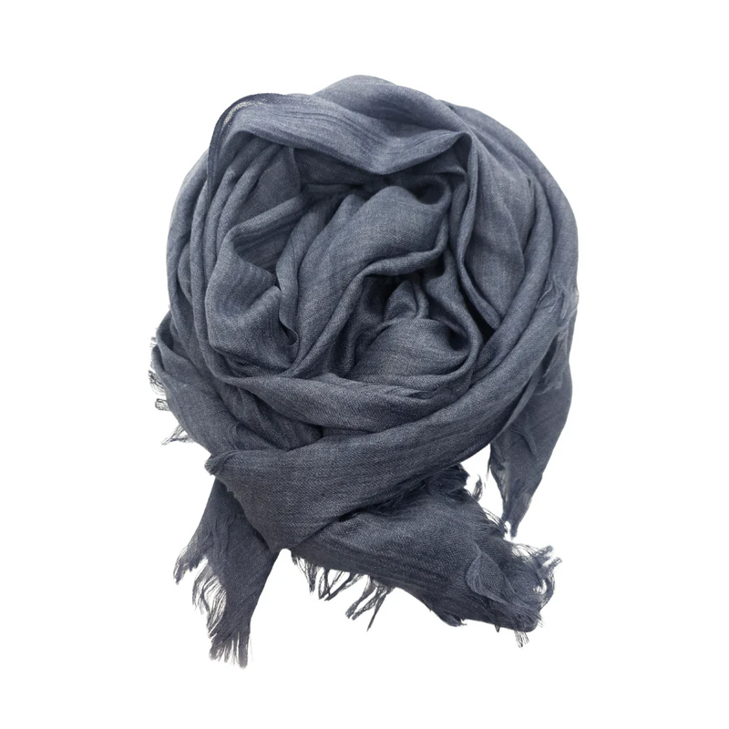 Bamboo Scarf - Denim Blue