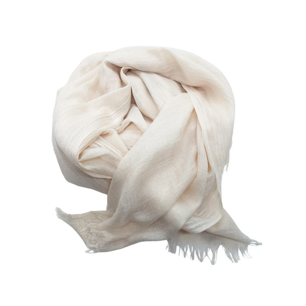 Bamboo Scarf - Ivory