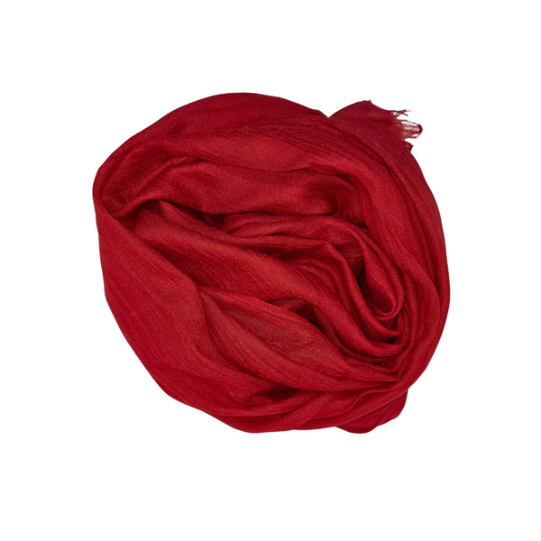 Bamboo Scarf - Red Ruby