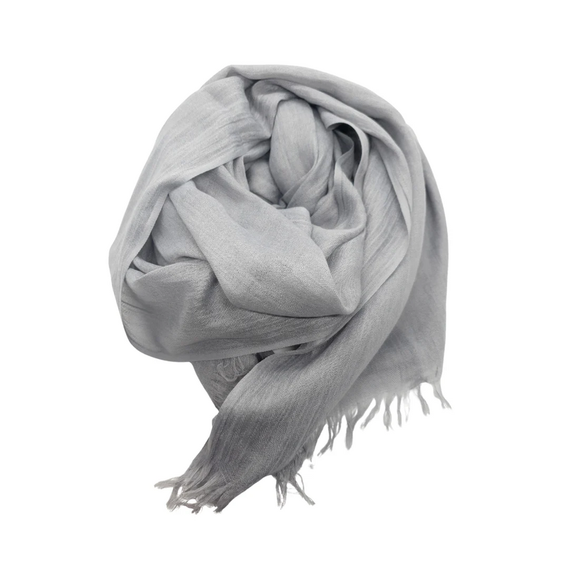 Bamboo Scarf - Silver Grey