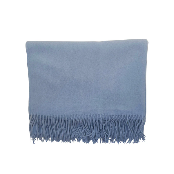 Cashmere Scarf - Blue Sky