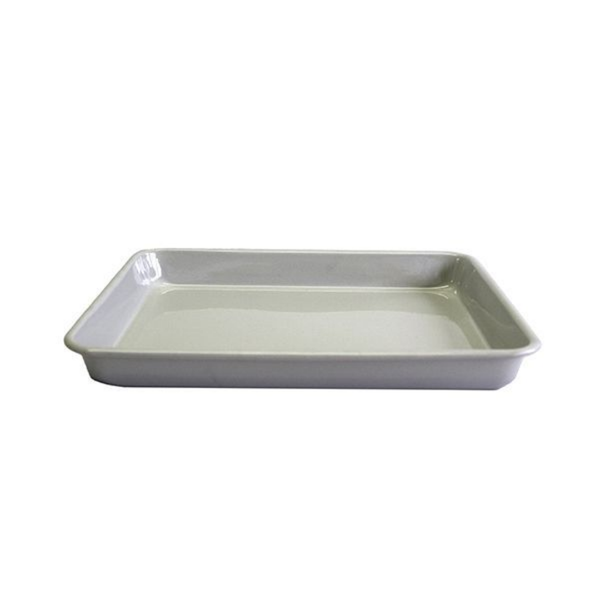 Enamelware Baking Tray - Soft Grey