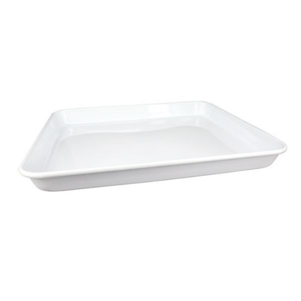 Enamelware Baking Tray - White