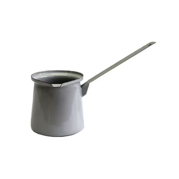 Enamelware Butter Melter - Soft Grey