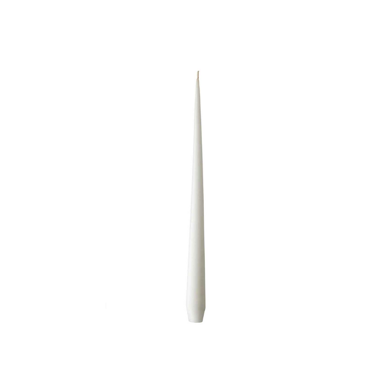 Taper Candle 24cm Set of 2 - Pure White