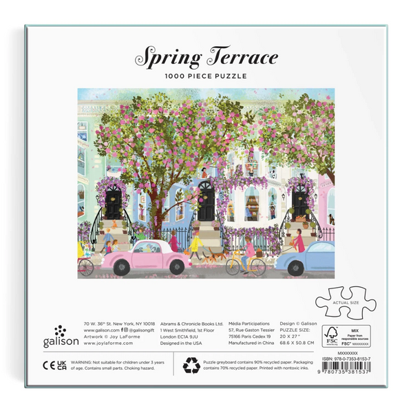 Joy Laforme Spring Terrace Jigsaw Puzzle