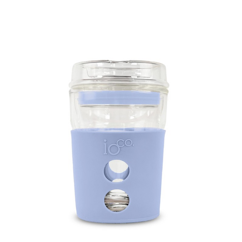 IOco Piccolo Reusable Glass Coffee Travel Cup - Sea Spray 4oz