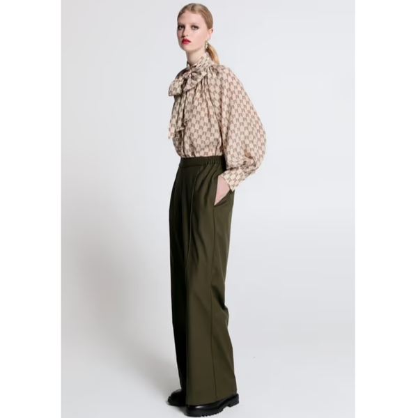 Palazzo Lounge Pants - Olive