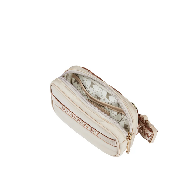 Runaway Mini Belt Bag - Macadamia/Chestnut