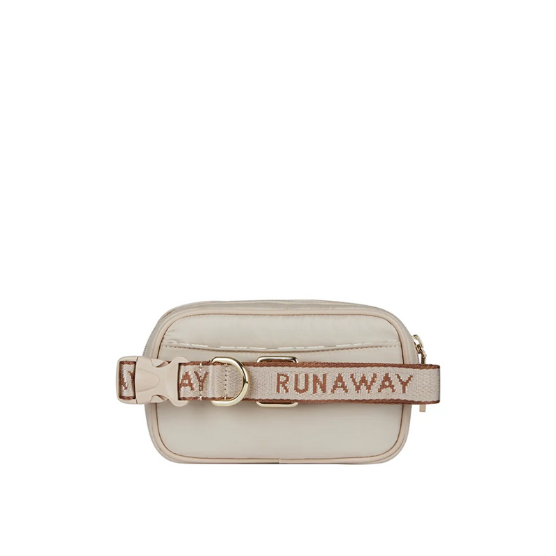 Runaway Mini Belt Bag - Macadamia/Chestnut