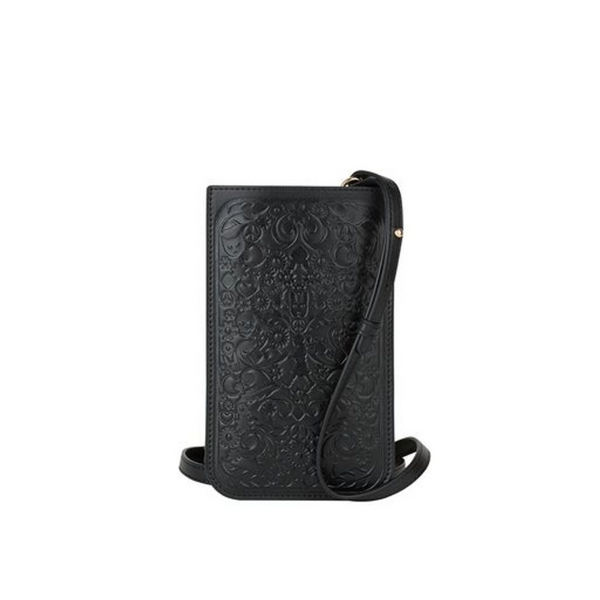 Filigree Phone Pouch - Black