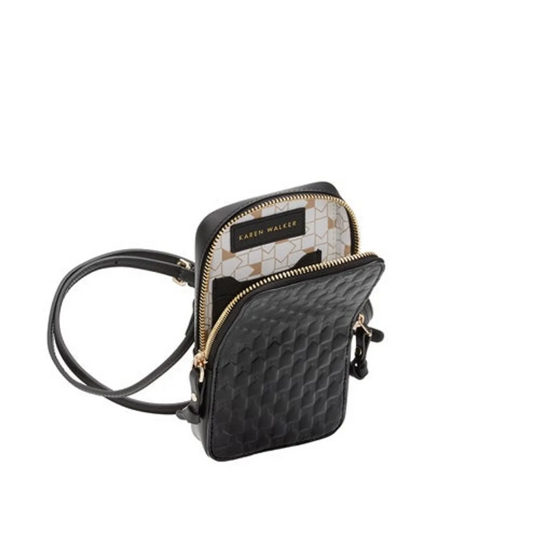 KW Monogram Mini Bag - Black