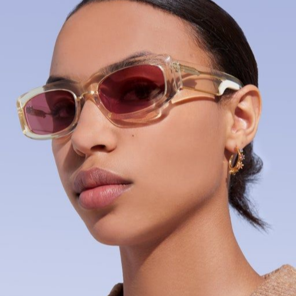 Zahra Sunglasses - Vintage Clear