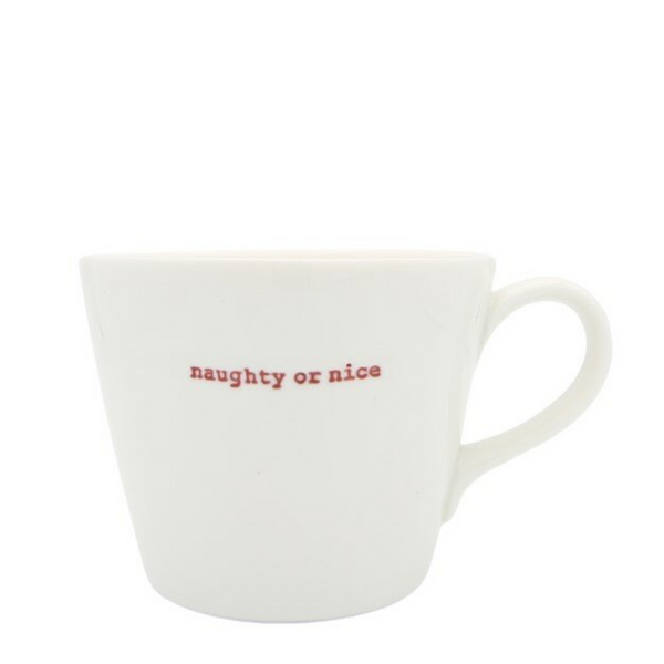 Bucket Mug - Naughty or Nice