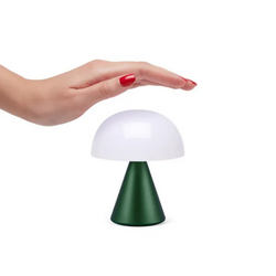 Mina Medium LED Lamp - Dark Green