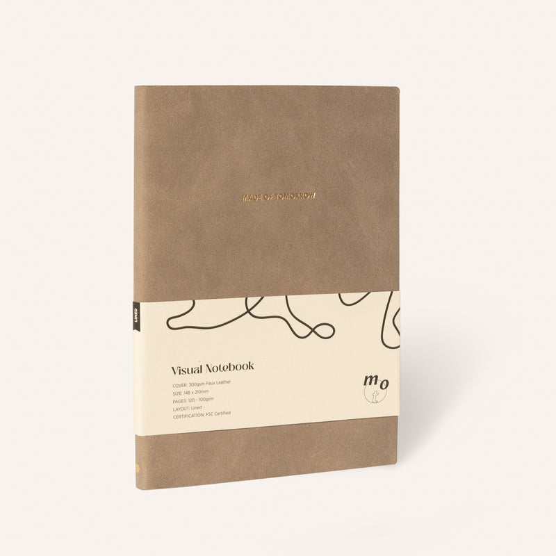 Visual Notebook - Tan