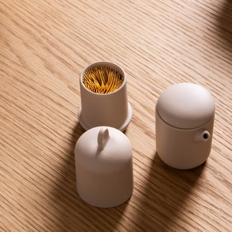 Dee Toothpick Holder - Cashmere