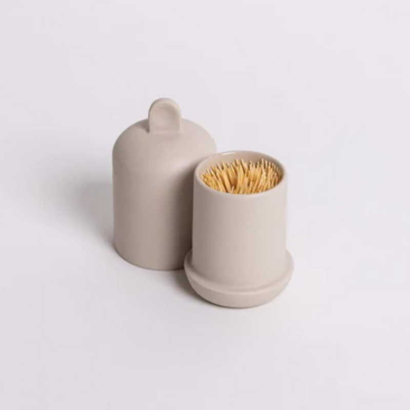 Dee Toothpick Holder - Cashmere