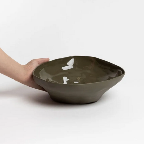 Haan Serving Bowl Large - Olive