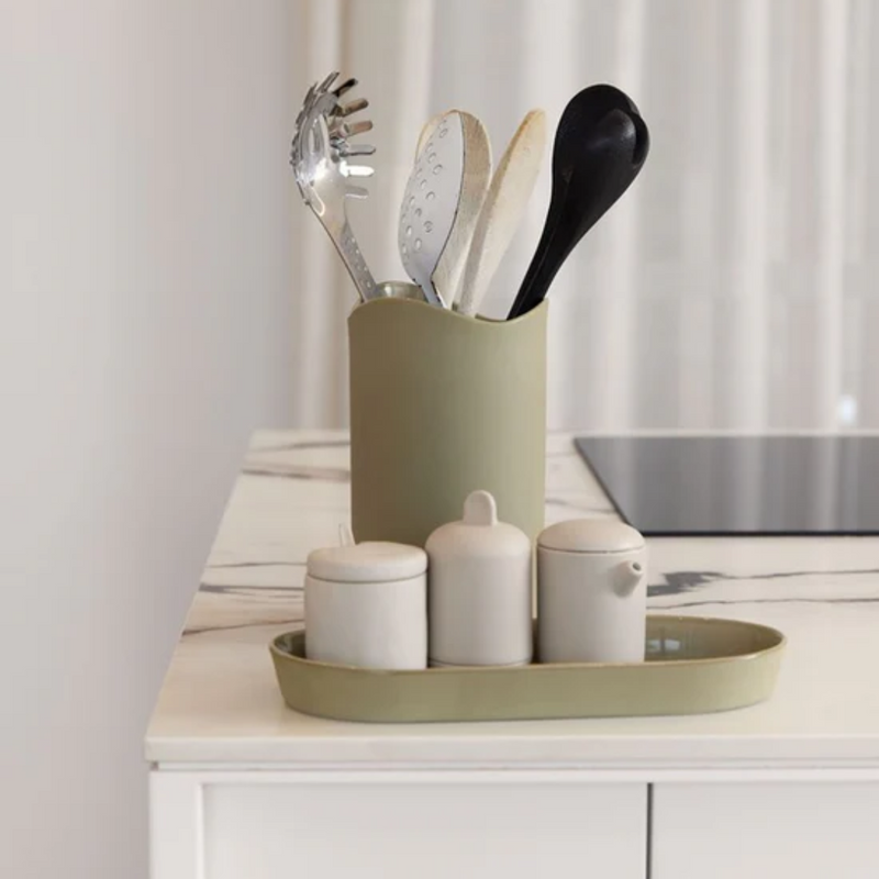 Jos Utensil Holder - Sage