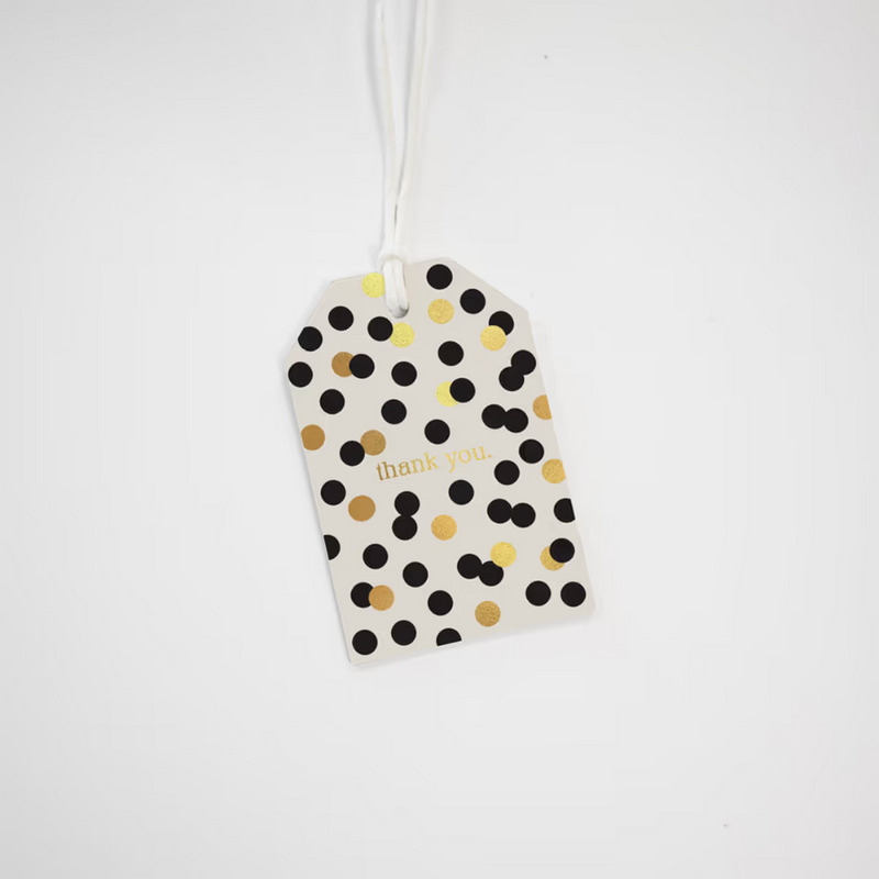 Gift Tag - Thank you Polka Dot