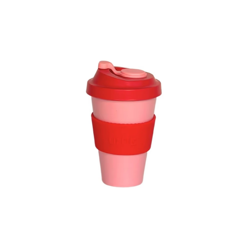 Biodegradable Coffee Cup - Cherry + Blush