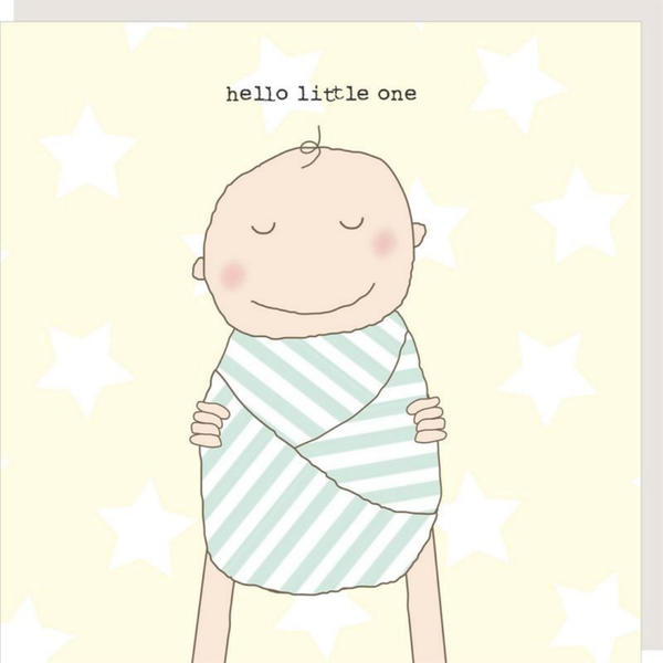 Hello Little One Card - Unisex