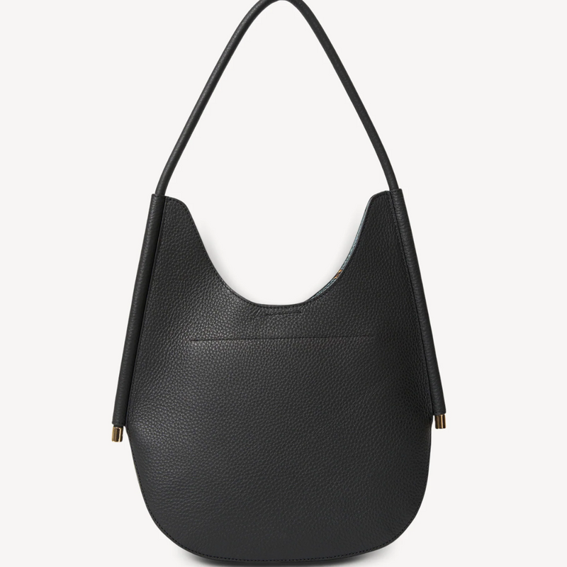 Asher Shoulder Bag - Black + Bronze