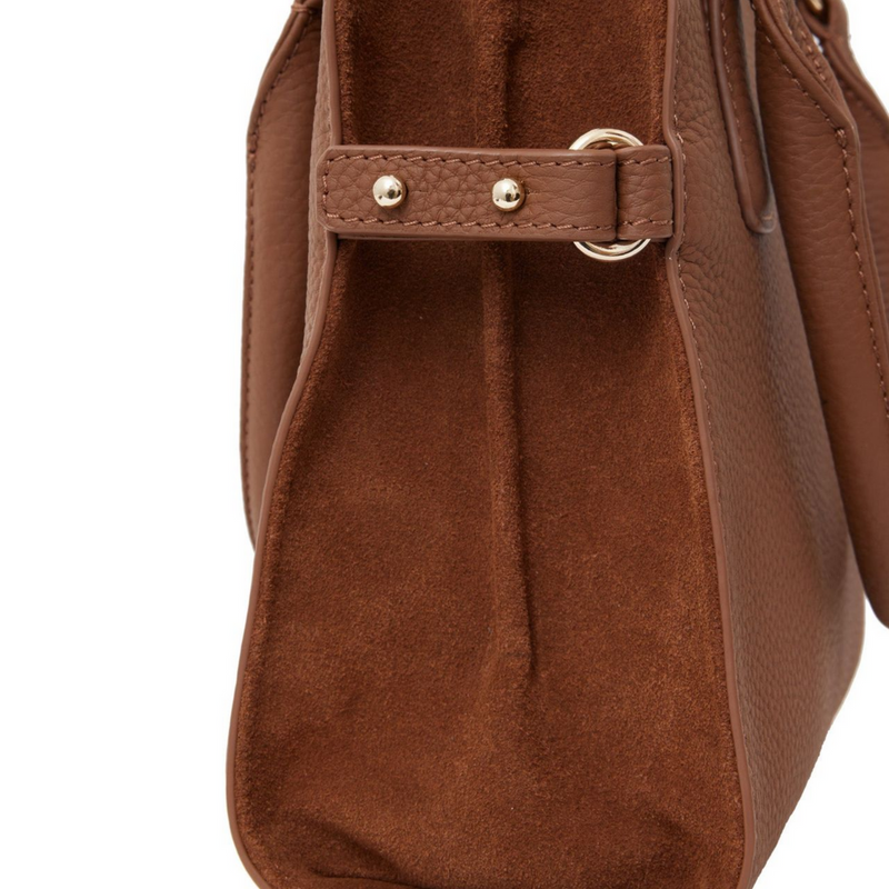 Beau Crossbody - Nutshell + Suede