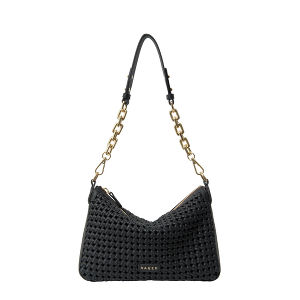 Dane Shoulder Bag - Black Braid