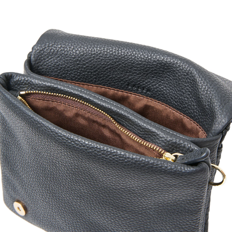 Fox Crossbody Bag - Black Bubble