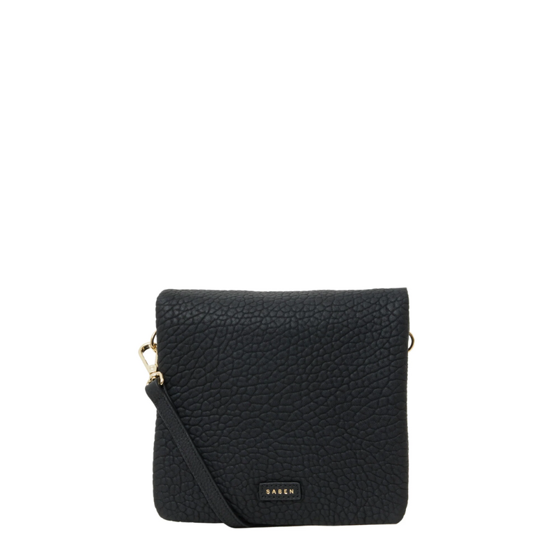 Fox Crossbody Bag - Black Bubble