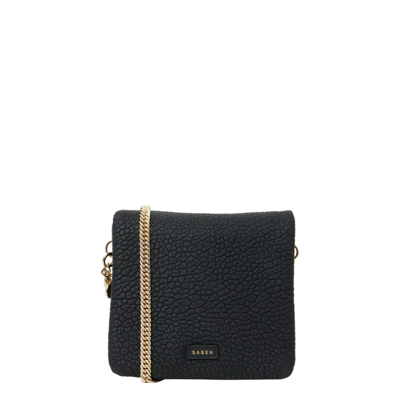 Fox Crossbody Bag - Black Bubble