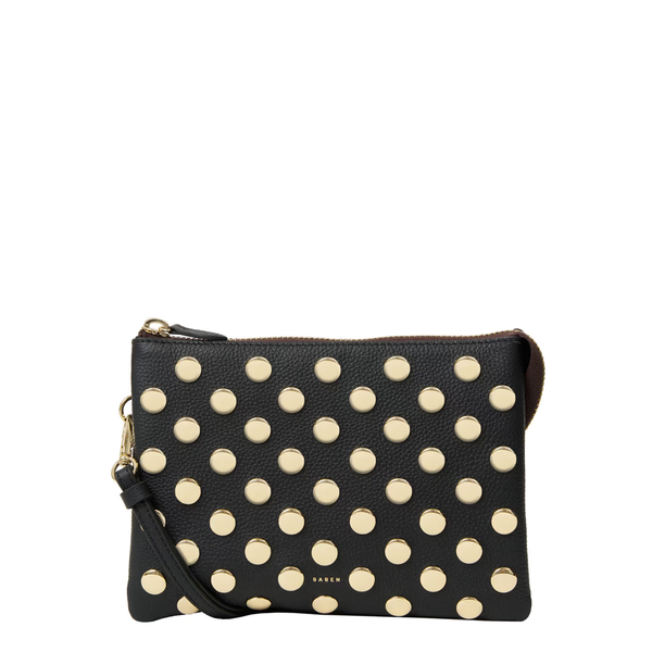 Tilly's Big Sis Crossbody - Black + Gold Stud