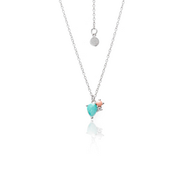 Bloom Necklace - Amazonite, Pink Opal, Rose Quartz + Silver