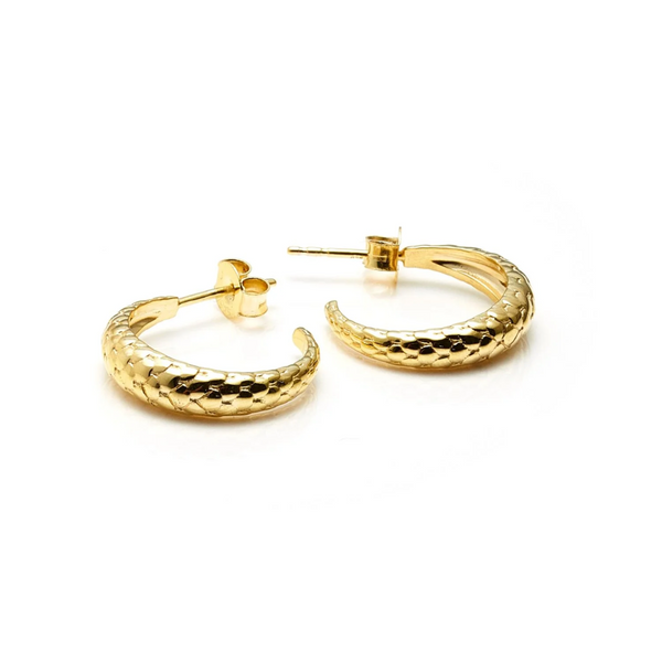 Medium Infinity Hoops - Gold